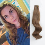 Remy Tape-In Hair Extension #6 Chestnut Brown