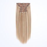 Remy Clip In Hair Extensions 120G Highlights P12/60#