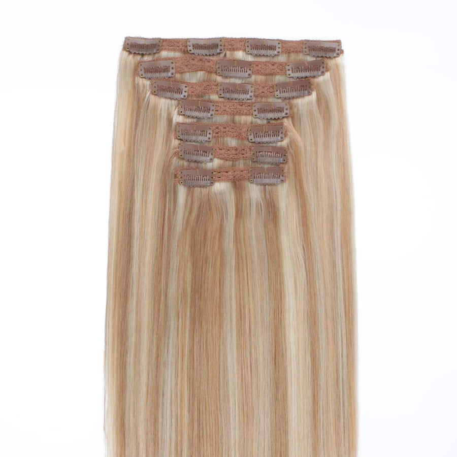 Remy Clip In Hair Extensions 120G Highlights P12/60#