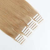 Remy Tape-In Hair Extensions #12 Golden Brown