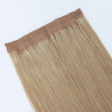 Remy Halo Hair Extensions 12# Light Golden Brown