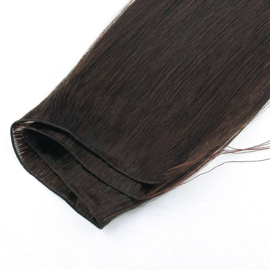 Remy Hand Tied Hair Extensions Dark Brown (#2)