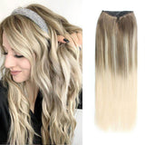 Remy Halo Hair Extensions Balayage B8/60#
