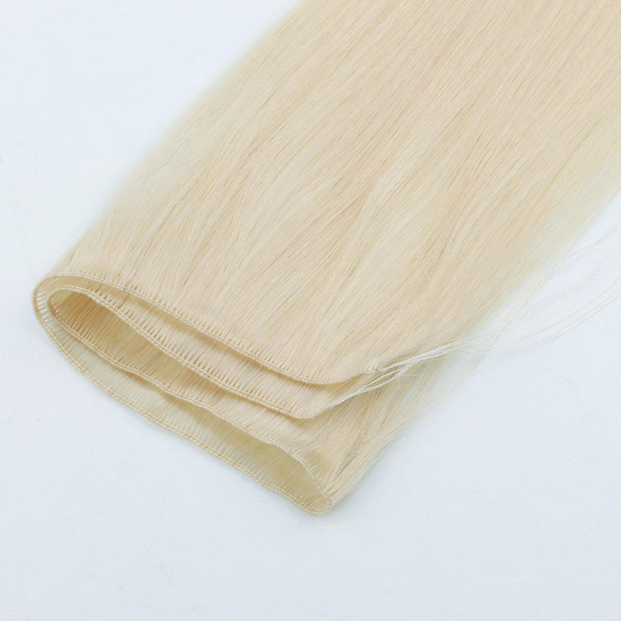 Remy Hand Tied Hair Extensions Ash Blonde (#60)