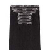 Remy Clip in Hair Extensions 120G Off Black #1B