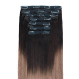 Remy Clip In Hair Extensions 120G Ombre T2/6#