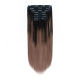 Remy Clip In Hair Extensions 120g Balayage B2/6#