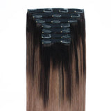Remy Clip In Hair Extensions 120g Balayage B2/6#