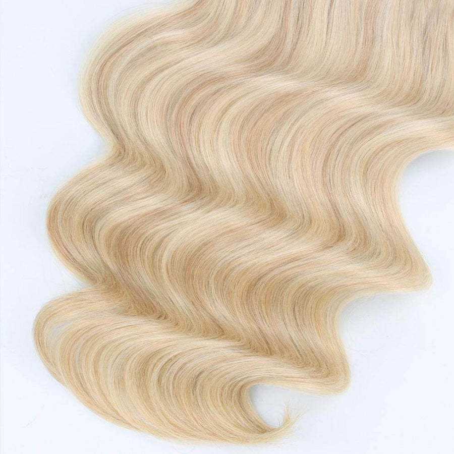 Remy Halo Hair Extensions Highlights P18/613#