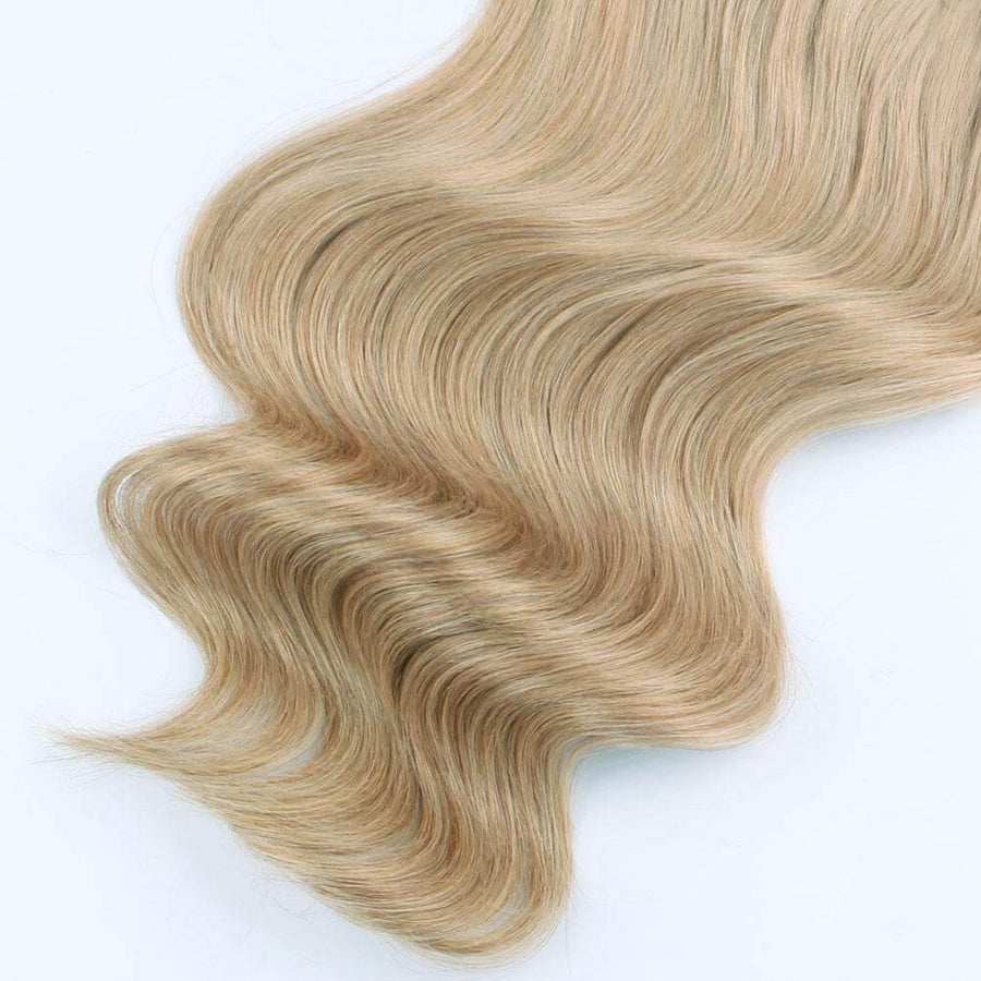 Remy Halo Hair Extensions 12# Light Golden Brown