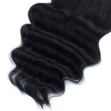 Remy Halo Hair Extensions 1# Jet Black