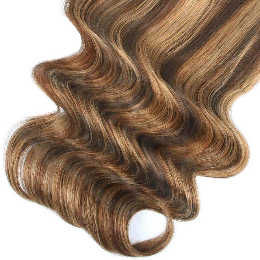 Remy Halo Hair Extensions Highlights P4/27#