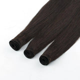Remy Hand Tied Hair Extensions Dark Brown (#2)