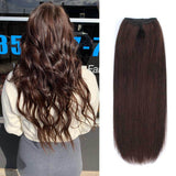 Remy Halo Hair Extensions 3# Medium Dark Brown