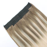 Remy Halo Hair Extensions Balayage B8/60#