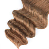 Remy Halo Hair Extensions 30# Light Auburn