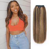 Remy Halo Hair Extensions Highlights P4/27#