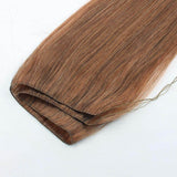Remy Hand Tied Hair Extensions Light Auburn (#30)