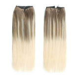 Remy Halo Hair Extensions Balayage B8/60#