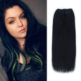Remy Halo Hair Extensions 1# Jet Black