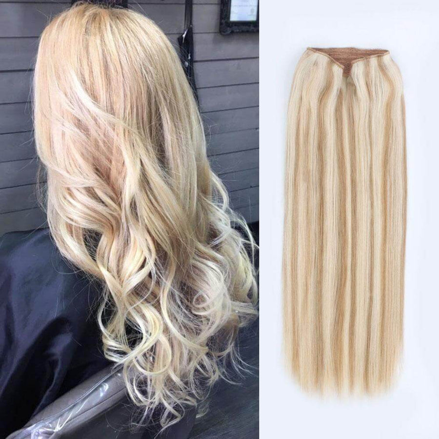 Remy Halo Hair Extensions Highlights P12/60#