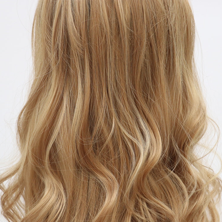 Highlights T1B/Honey Blonde Long Wavy Synthetic Lace Front Wig