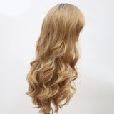 Highlights T1B/Honey Blonde Long Wavy Synthetic Lace Front Wig