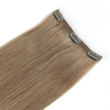 Remy Clip In Hair Extensions 120g Ash Brown 8#