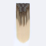 Remy Clip In Hair Extensions 120G Balayage B8/60#