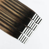Remy Tape-In Hair Extension Balayage B#2/#18
