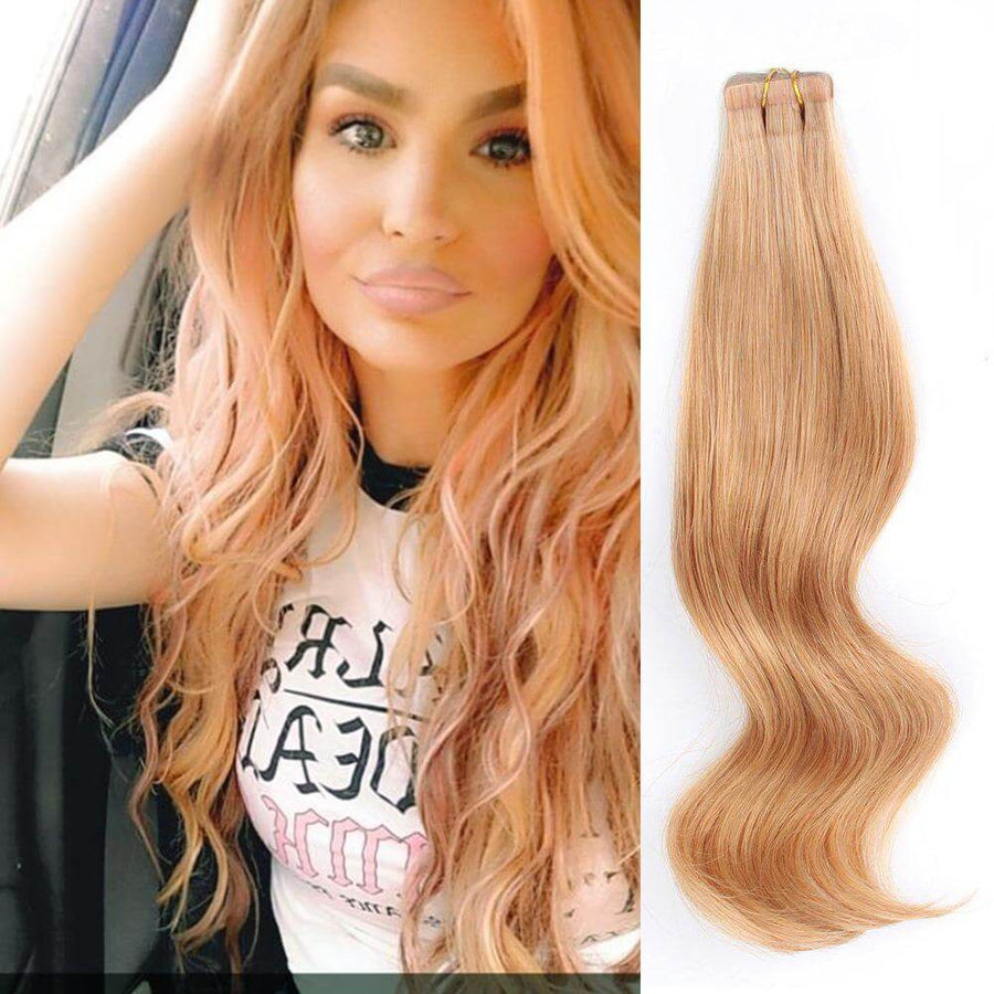 Remy Tape-In Hair Extension #27 Strawberry Blonde