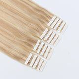 Remy Tape-In Hair Extension P #18/#613 Dirty Blonde Highlights Beach Blonde