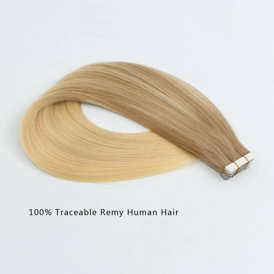 Remy Tape-In Hair Extension Balayage B#12/#613