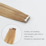 Remy Tape-In Hair Extension Balayage B#12/#613