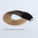 Remy Tape-In Hair Extension Balayage B#1B/#12