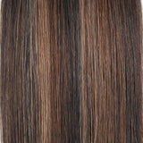 Remy Tape-In Hair Extension P #2/#4/#6 Dark Brown Highlights Chestnut Brown
