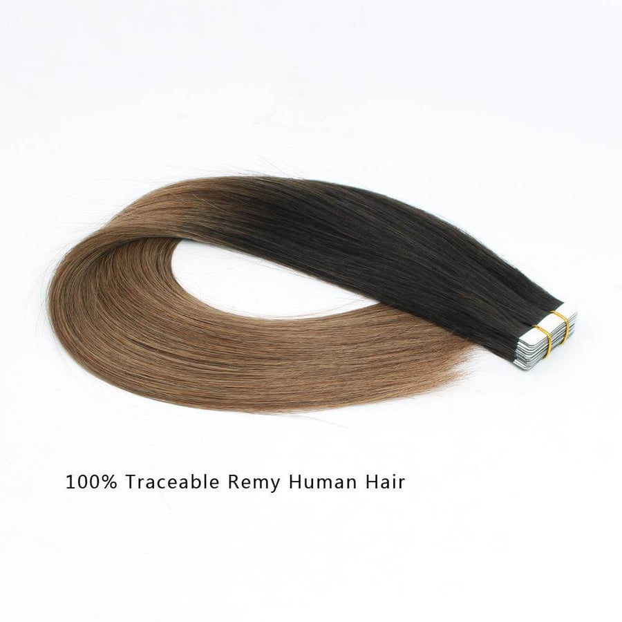 Remy Tape-In Hair Extension Ombre T#2/#6