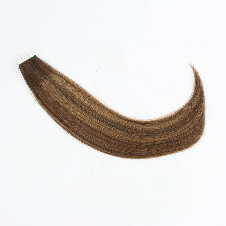 Remy Tape-In Hair Extension Rooted Highlights RP4-4/27