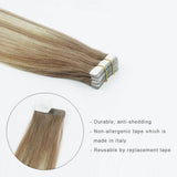 Remy Tape-In Hair Extension Balayage B#6/#613