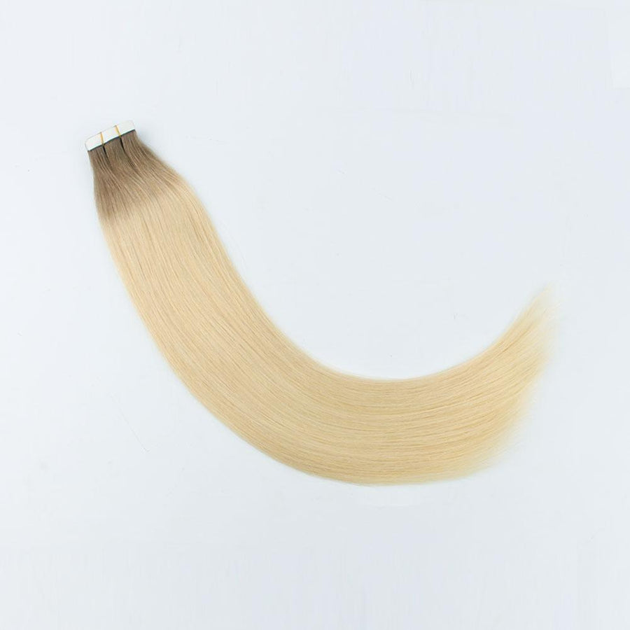 Remy Tape-In Hair Extension Rooted R#6/#60