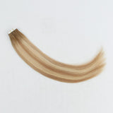 Remy Tape-In Hair Extension Rooted Highlights RP8-12/60