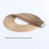 Remy Tape-In Hair Extension Balayage B#8/#18/#60