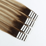 Remy Tape-In Hair Extension Rooted Highlights RP3-8/613