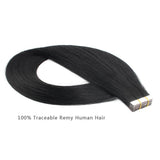 Remy Tape-In Hair Extension #1 Jet Black