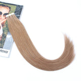 Remy Tape-In Hair Extension #10 Medium Golden Brown