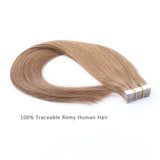 Remy Tape-In Hair Extension #10 Medium Golden Brown