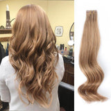 Remy Tape-In Hair Extension #10 Medium Golden Brown