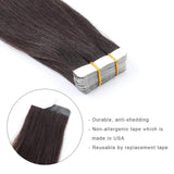 Remy Tape-In Hair Extension #1B Off Black