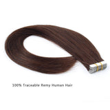 Remy Tape-In Hair Extension #3 Medium Dark Brown
