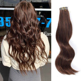Remy Tape-In Hair Extension #3 Medium Dark Brown